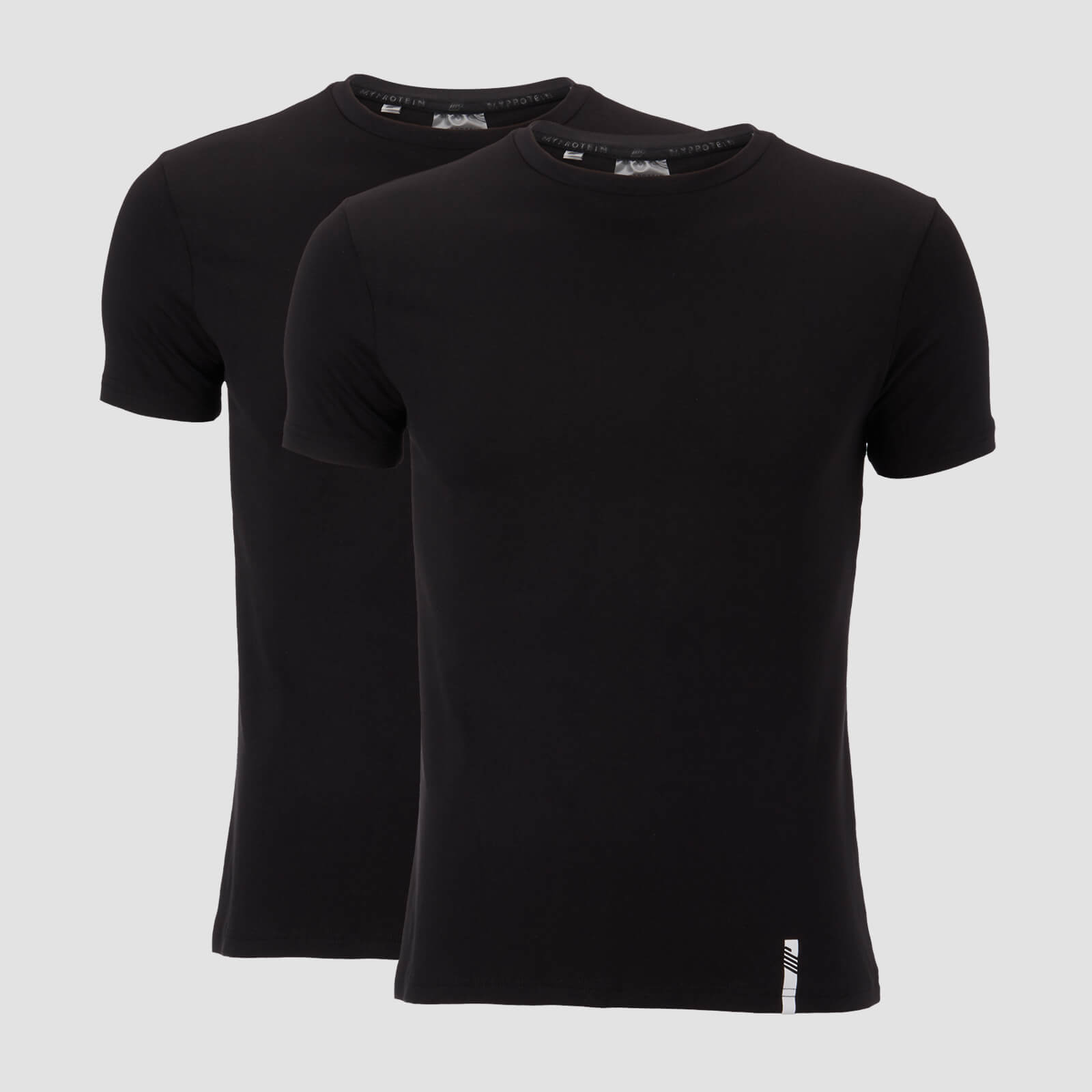 MP Men's Luxe Classic Crew T-Shirt - Black/Black (2 Pack) - XXL