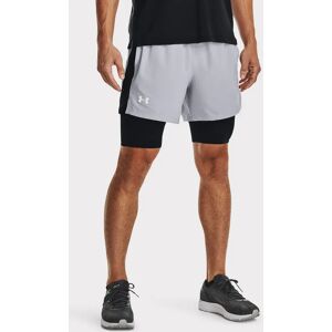 Under Armour UA Launch 5'' 2-IN-1 Short - Mod Gray LG