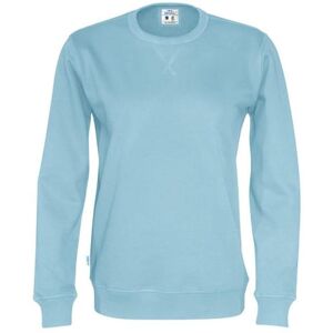 Sweatshirt Crew Neck GOTS skye blue 4XL