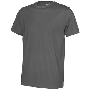 T-Shirt herr GOTS charcoal XL