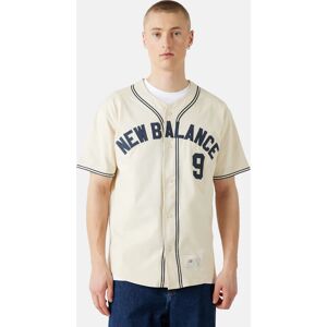 New Balance Greatest Hits Baseball Jersey Male XS Beige