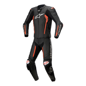 Alpinestars Missile V2 2-Delat Skinnställ Svart-Flou-Röd