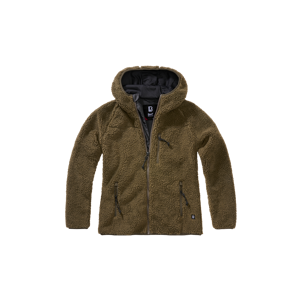 Brandit Teddyfleece Hood Jacka Dam Oliv