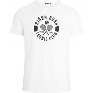 BJÖRN BORG Mens Tee Summer T.C White (L)