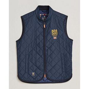 Morris Trenton Quilted Vest Old Blue