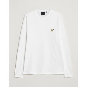 Lyle & Scott Plain Long Sleeve Cotton T-Shirt White