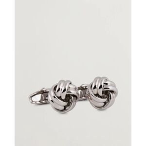 Amanda Christensen Knot Cufflink & Shirt Studs Set Silver