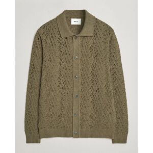 NN07 Vito Lace Cardigan Dark Green