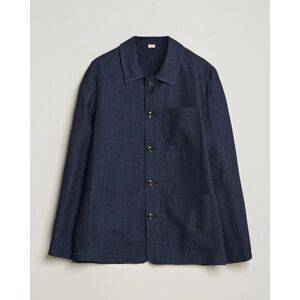 Altea Wool/Linen Chore Jacket Navy