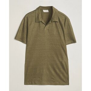 GANT Linen Polo Juniper Green