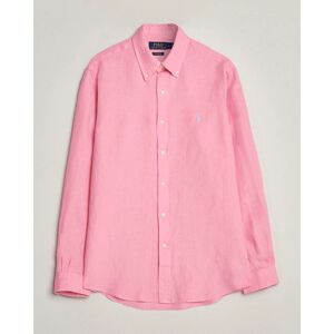 Polo Ralph Lauren Custom Fit Linen Button Down Florida Pink