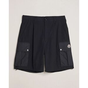 Moncler Cotton Cargo Shorts Black
