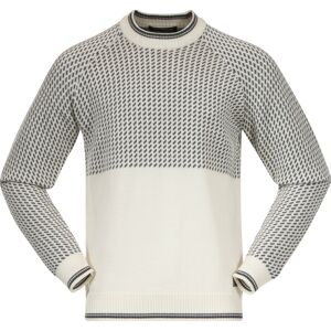 Bergans Men's Alvdal Wool Jumper Vanilla White/Solid Dark Grey M, Vanilla White/Solid Dark Grey