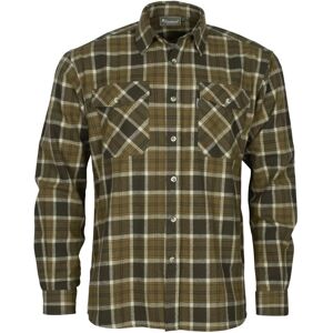 Pinewood Härjedalen Flanellskjorta Herr Olive/khaki (Storlek: 3xl)