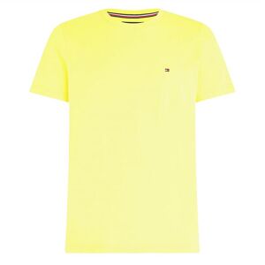 Tommy Hilfiger Stripe Extra Slim Fit T-shirt Herr, S, Vivid Yellow