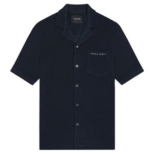 Scott Towelling Resort Shirt Herr, XXL, Z271 Dark Navy