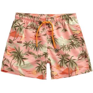 GANT Hawaii Print Swim Shorts Herr, L, Peachy Pink