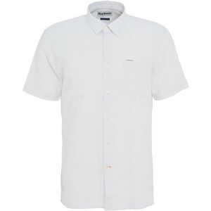 Barbour Nelson Short Sleeve Summer Shirt Herr, Mist, L