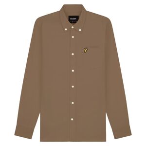 Scott Plain Flannel Shirt Herr, S, X080 Linden Khaki