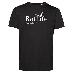 Ekologisk T-shirt BatLife Logo   Herr   BatLife Sweden4XLSvart Svart