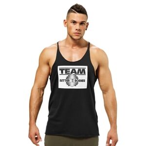 Better Bodies Team Bb Raw Cut Tank Black M