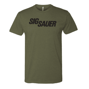 Sig Sauer T-Shirt (Färg: Military Green, Storlek: 2XL)