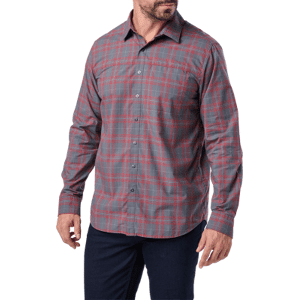 5.11 Tactical Igor Plaid Long Sleeve Shirt (Färg: Red BRBN PLD, Storlek: XL)