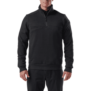 5.11 Tactical Job Shirt 1/4 Zip 2.0 (Färg: Svart, Storlek: XL)