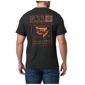 5.11 Tactical Pull Up A Chair Tee - Svart (Storlek: XL)