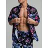 Sik Silk Hawaii Resort Shirt (L)