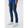 boohoo Tall Skinny Tonade Jeans Med Stretch, Blue 34