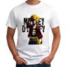 Tees 11 Sälj japansk anime One Piece Luffy tryckt T-shirt Casual O-hals Herr T-shirt Herrkläder