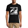 Ultrabasic T-shirt herr Pappa av pappa Gamer By Night - pappas spel-T-shirt