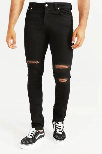 Just Junkies Jeans Sicko Svart  Male Svart