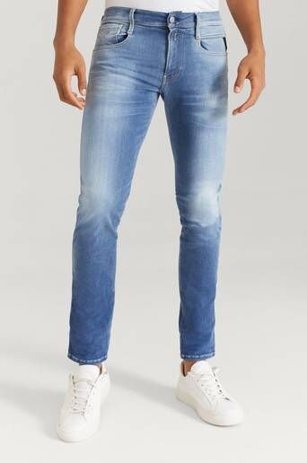 Replay Jeans Anbass Blå  Male Blå