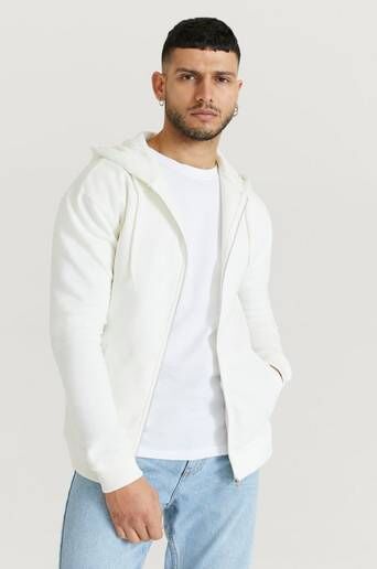 Studio Total Hoodie Favourite Zip Hoodie Vit  Male Vit