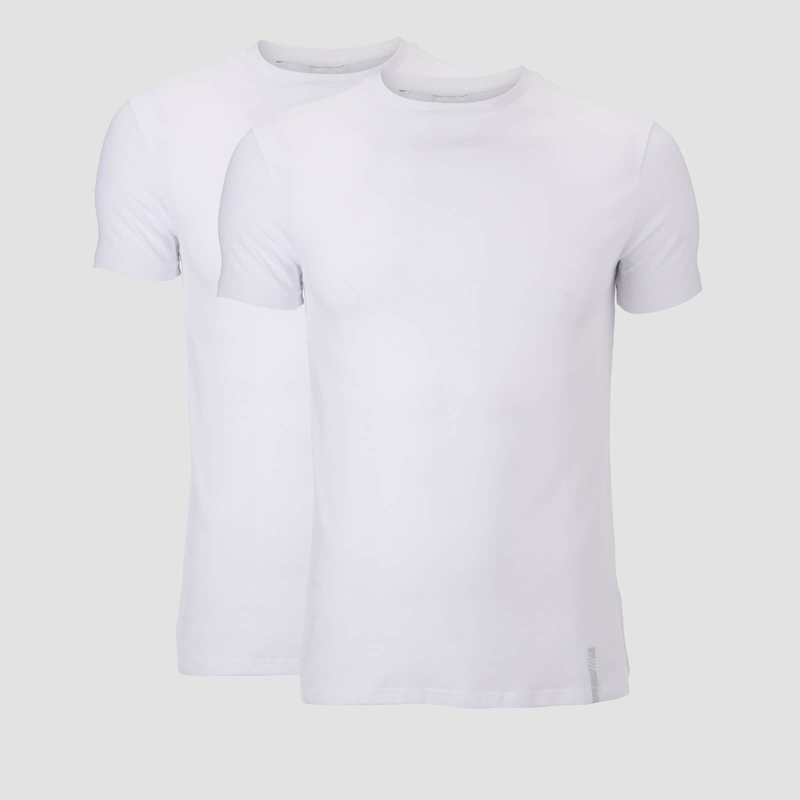 MP Luxe Classic Crew T-Shirt (2-pack) - Vit/Vit - XXL