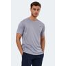 Slazenger Republic Men's T-shirt Light Gray šedá XL male