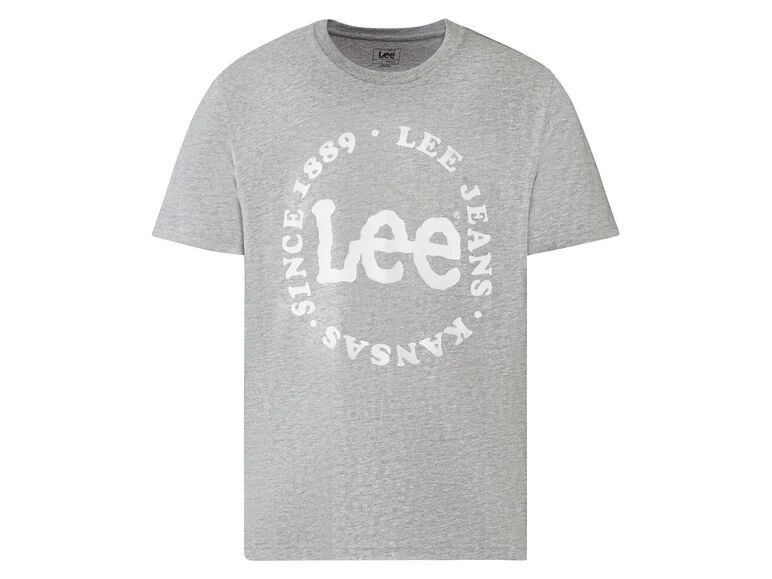 Lee Pánske bavlnené tričko (XL, sivá)