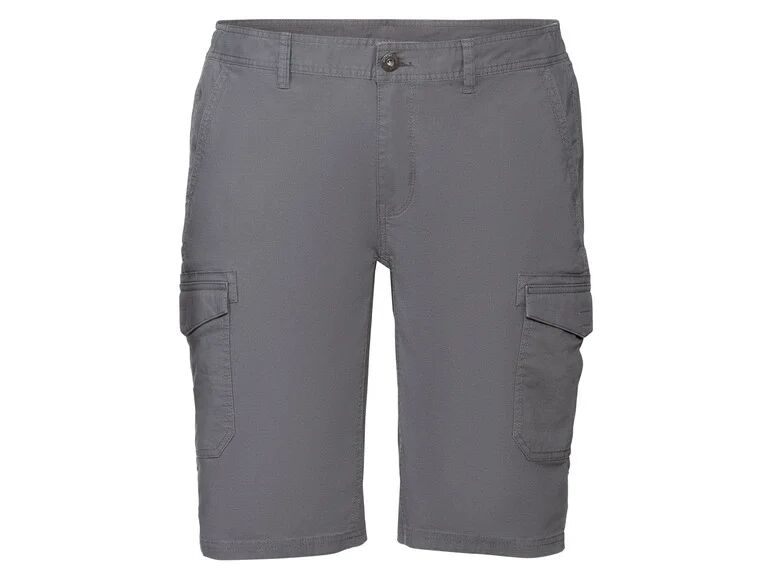 LIVERGY® Pánske cargo bermudy XXL (66, šedá)