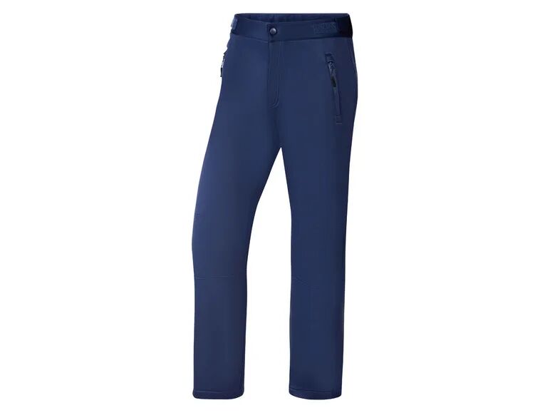 CRIVIT® Pánske lyžiarske softšelové nohavice (50, modrá)