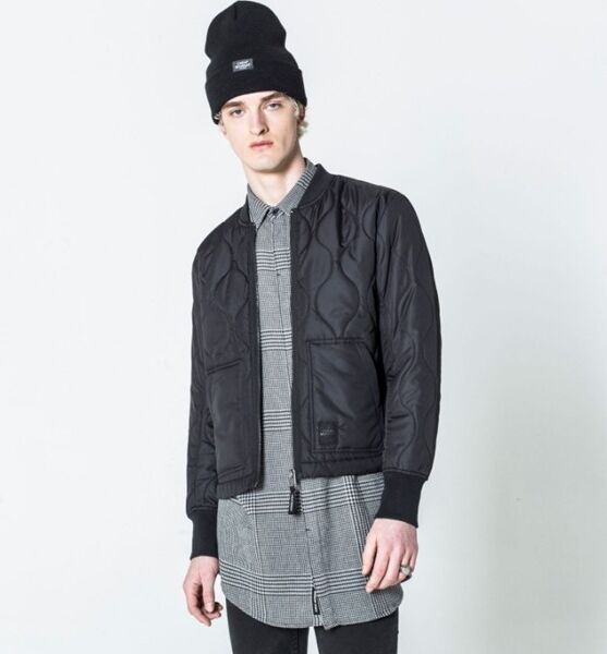 CHEAP MONDAY Čierny bomber Trouble S