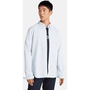 Timberland - Long Sleeve Oxford Shirt for Men in Light Blue, Man, Blue, Size: M