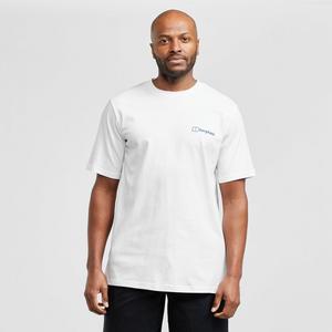 Berghaus Men's Mont Blanc Mtn T-Shirt - White, WHITE - Male