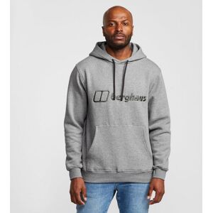 Berghaus Men's Logo Hoodie - Grey, Grey XXL