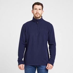 Peter Storm Men's Bracken Half Zip Fleece - Navy Blue, Navy Blue - Male