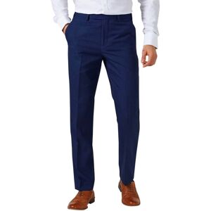 Skopes Mens Harcourt Slim Tailored Suit Trousers - Navy - 36W X 34L