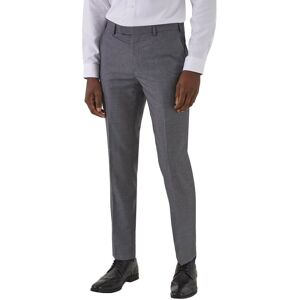 Skopes Mens Harcourt Tapered Suit Trouser - Silver - 36W X 34L