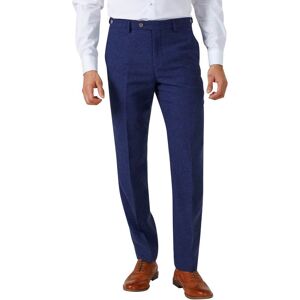 Skopes Mens Jude Herringbone Suit Trousers - Navy - 34W X 32L