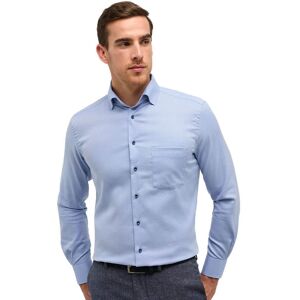 Eterna Mens Modern Fit Pin Head Dress Shirt - Blue - 42